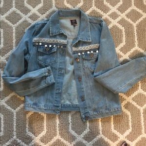 Boom Boom Jeans denim jacket with embroidery
